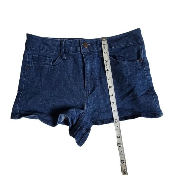 Forever 21 blue jean denim shorts sz 28 - Picture 10 of 12